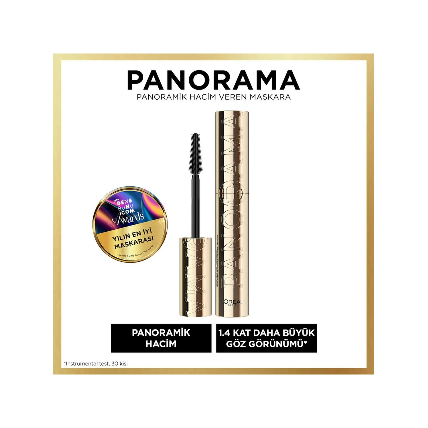 L'Oréal Paris Panorama Hacim Veren Maskara Siyah