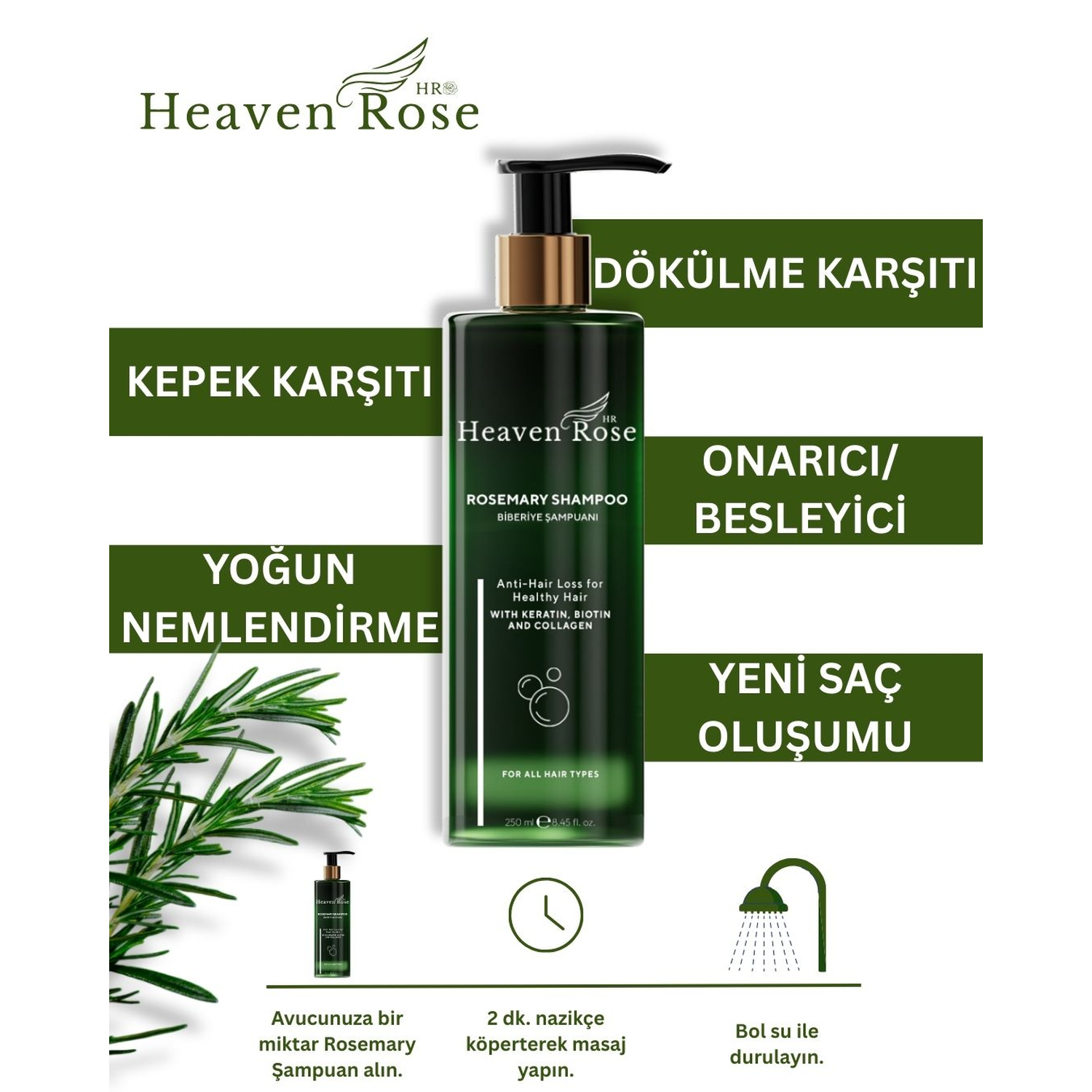 Heaven Rose Şampuan